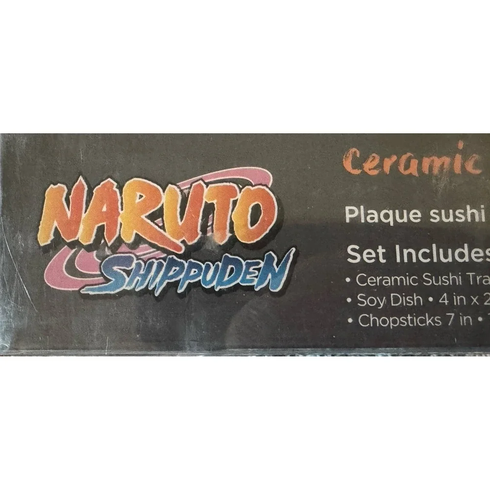 Naruto‎ Shippuden Exclusive Ninja Scroll Sushi Set - New!